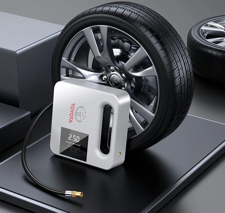 Bơm Lốp Ô Tô Toyota Tự Ngắt Cao Cấp (Công Nghệ Nhật Bản)