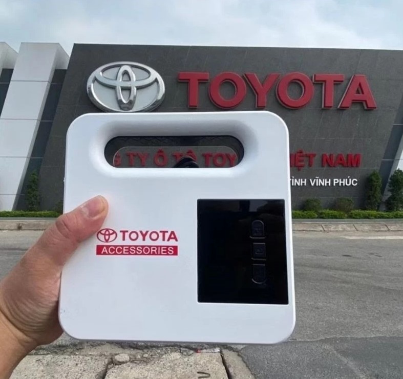 Bơm Lốp Ô Tô Toyota Tự Ngắt Cao Cấp (Công Nghệ Nhật Bản)