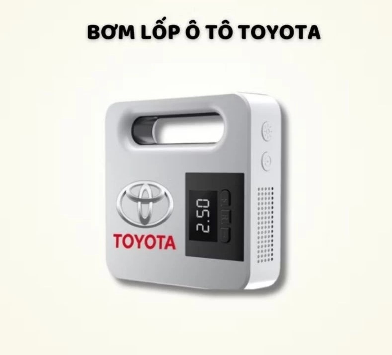 Bơm Lốp Ô Tô Toyota Tự Ngắt Cao Cấp (Công Nghệ Nhật Bản)