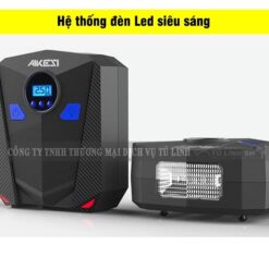 Bơm Lốp Ô Tô, Xe Hơi Điện Tử Tự Ngắt Chính Hãng AIKESI / YOROSHIKO (Có Pin Tích Điện)