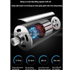 Bơm Lốp Ô Tô, Xe Hơi Điện Tử Tự Ngắt Chính Hãng AIKESI / YOROSHIKO (Có Pin Tích Điện)