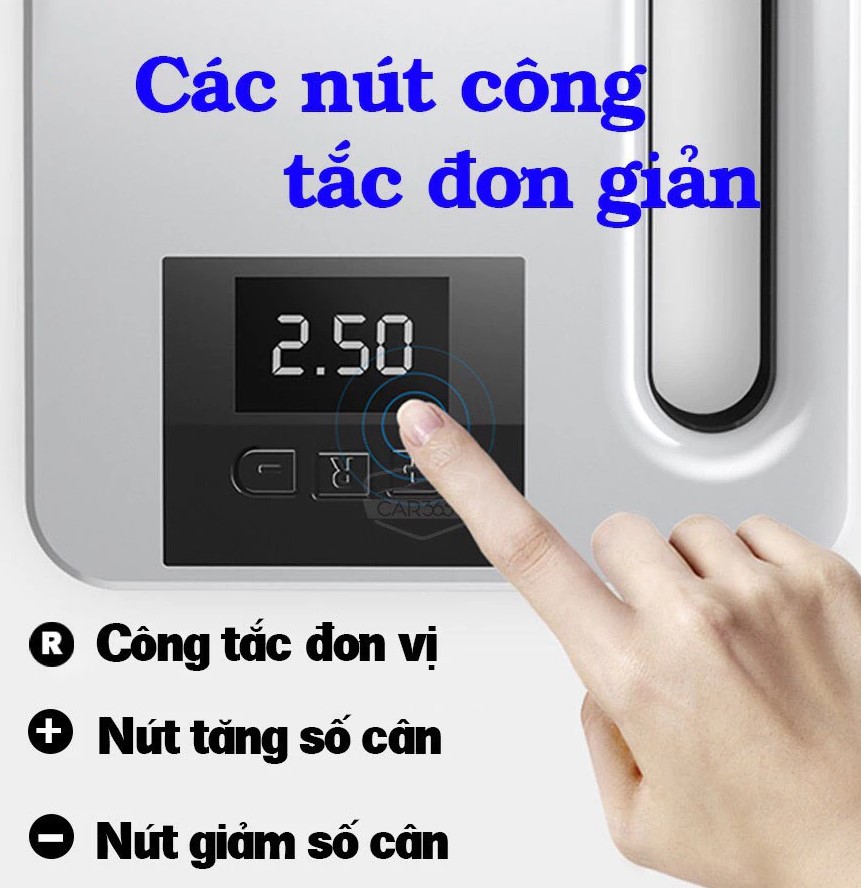 Bơm Lốp Ô Tô, Xe Hơi Điện Tử Tự Ngắt Chính Hãng AIKESI / YOROSHIKO (Có Pin Tích Điện)