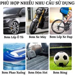 Bơm lốp ô tô, xe máy điện tử tự ngắt SUITU ST-5002 Bơm siêu nhanh, chuẩn áp suất lốp