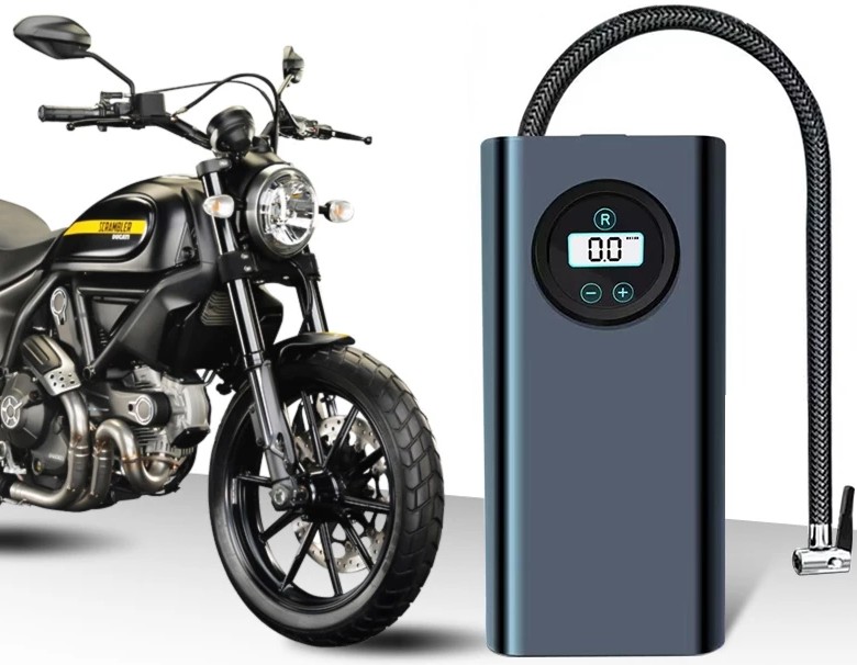 Bơm Lốp Ô tô, Xe máy, Xe đạp Không Dây Cầm Tay Đa năng UTU