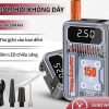 Bơm Lốp Xe Hơi Mini 120W Áp Suất 150 PSI Cầm Tay Không Dây, Có Dây Nhỏ Gọn, Mạnh Mẽ