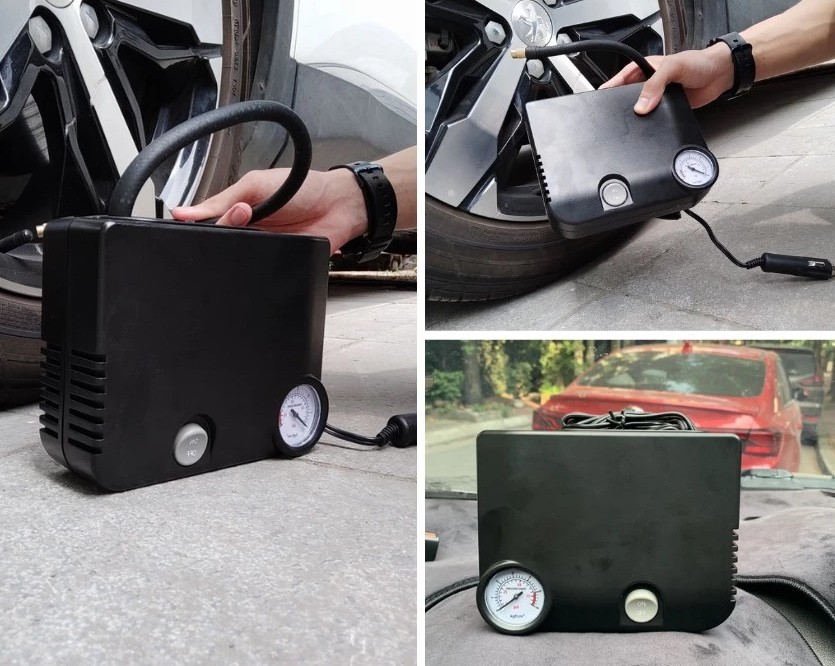 Bơm Lốp Xe Ô Tô 12V Siêu Mạnh Daihatsu Nội Địa Nhật Bản
