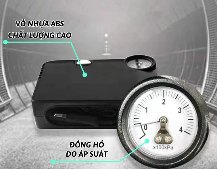 Bơm Lốp Xe Ô Tô 12V Siêu Mạnh Daihatsu Nội Địa Nhật Bản