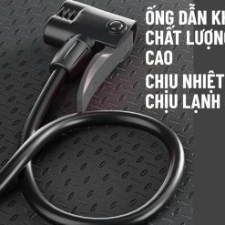 Bơm Xe Đạp, Bơm Xe Máy Mini Wisezen Nhỏ Gọn, Van Đa Năng, Áp Suất Cao