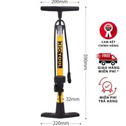 Bơm Xe Đạp & Xe Máy Kiotool Độ Chính Xác Cao, Thiết Kế Nhẹ, Hơi Lực Mạnh