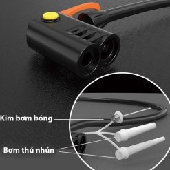 Bơm Xe Đạp – Xe Máy KIOTOOL Mini Cao Cấp Nhỏ Gọn – Hỗ Trợ Van Pháp & Van Mỹ