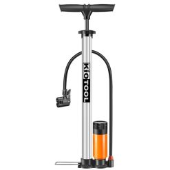 Bơm Xe Đạp – Xe Máy KIOTOOL Mini Cao Cấp Nhỏ Gọn – Hỗ Trợ Van Pháp & Van Mỹ