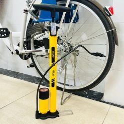 Bơm Xe Đạp & Xe Máy Kirito Nhật Bản 6032B, Tích Hợp Đầu Bơm Bóng – Bơm Đệm