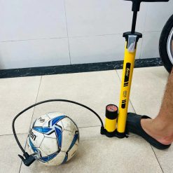 Bơm Xe Đạp & Xe Máy Kirito Nhật Bản 6032B, Tích Hợp Đầu Bơm Bóng – Bơm Đệm