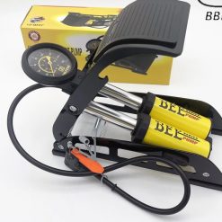 Bơm Xe Đạp, Xe Máy, Ô Tô 2 Ống Cao Cấp J44B-01 Bee | Bơm Hơi Đạp Chân Đa Năng