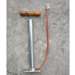 Bơm Xe Đạp – Xe Máy Quốc Phòng Siêu Bền, Thân Thép, Tay Gỗ Chắc Chắn