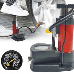 Bơm Xe Di Động Đa Năng Thiết Kế Nhỏ Gọn, Áp Suất Mạnh, Dễ Dùng Cho Mọi Loại Xe