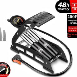 Bơm Xe Máy Đạp Chân AXK, Bơm Hơi Xe Đạp, Xe Máy, Ô Tô Phụ Kiện Cho Gia Đình