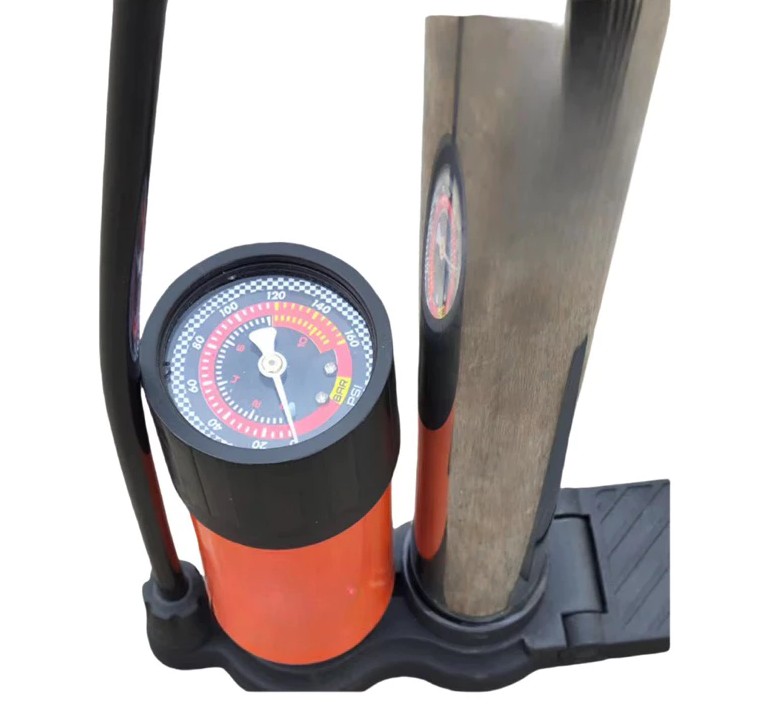 Bơm Xe Máy – Xe Đạp 160PSI Cao Cấp Tích Hợp Đồng Hồ Đo Áp Suất Chính Xác