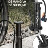 Bơm Xe Máy & Xe Đạp Nhỏ Gọn Đầu Van Đa Năng Tiện Lợi