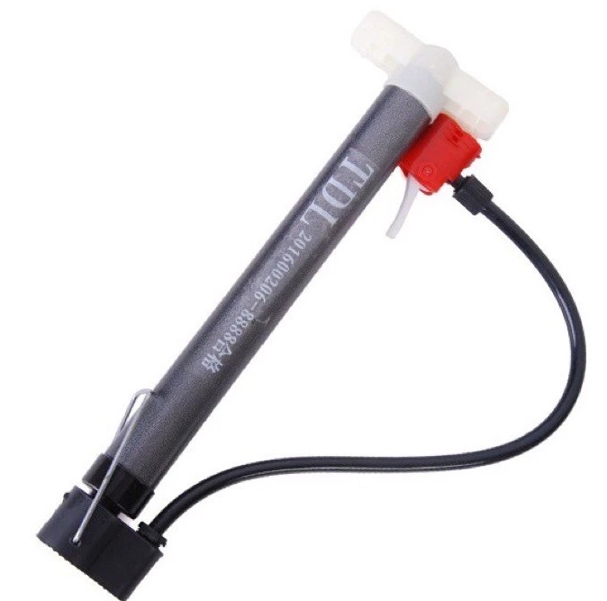 Bơm Xe Mini Cầm Tay Đa Năng Cho Xe Đạp, Xe Máy và Bóng Bay