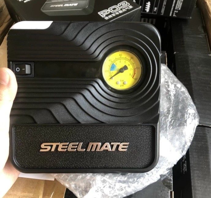 Bơm Xe Ô Tô STEELMATE P05, P03 Bơm Thông Minh Tự Ngắt, Chính Hãng, Bảo Hành 12 Tháng