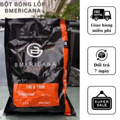 Bột Bóng Lốp Ô Tô, Xe Hơi Chuyên Dụng BMERICANA – Loại 1KG Cho Garage