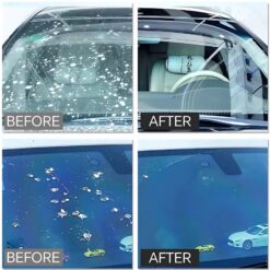 Bột Đánh Bóng Kính Ô Tô, Bột Đánh Bóng Thủy Tinh Ô Tô Tẩy Dầu Mạnh Bột Lau Kính Làm Sạch Màng Dầu Vết Bẩn Kính