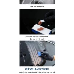 Bột Đánh Bóng & Tẩy Ố Kính Ô Tô 80g – Loại Bỏ Màng Dầu, Cặn Canxi