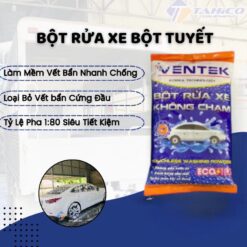 Bột Rửa Xe VENTEK Eco100 Gói 500G – Rửa Sạch Siêu Tốc, Tăng Độ Bóng & Bảo Vệ Bề Mặt Xe
