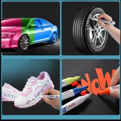 Bút Sơn Đánh Dấu Lốp Xe, Viết Sơn Đa Năng Chống Thấm Nước Dùng Cho Lốp Xe, Cao Su, Kim Loại, Gỗ, Nhựa, Thủy Tinh