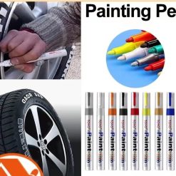 Bút Sơn Đánh Dấu Lốp Xe, Viết Sơn Đa Năng Chống Thấm Nước Dùng Cho Lốp Xe, Cao Su, Kim Loại, Gỗ, Nhựa, Thủy Tinh