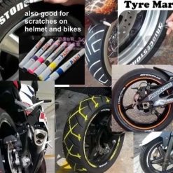 Bút Sơn Đánh Dấu Lốp Xe, Viết Sơn Đa Năng Chống Thấm Nước Dùng Cho Lốp Xe, Cao Su, Kim Loại, Gỗ, Nhựa, Thủy Tinh