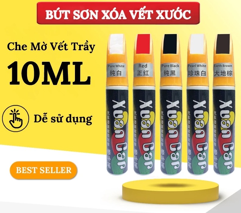 Bút Sơn Xóa Vết Xước Ô Tô Xuan Car – Che Mờ Vết Trầy, Khôi Phục Màu Sơn Ô Tô, Xe Máy Hiệu Quả
