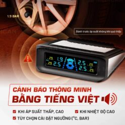 CẢM BIẾN ÁP SUẤT LỐP Ô TÔ MEDICAR – Cảnh Báo Tiếng Việt, Chính Xác Gấp Đôi