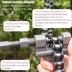 Cảo Tháo Mắt Sên Xe Máy 6 Chi Tiết Cao Cấp – Dụng Cụ Chuyên Dùng Cho Xe Máy & Xe Đạp