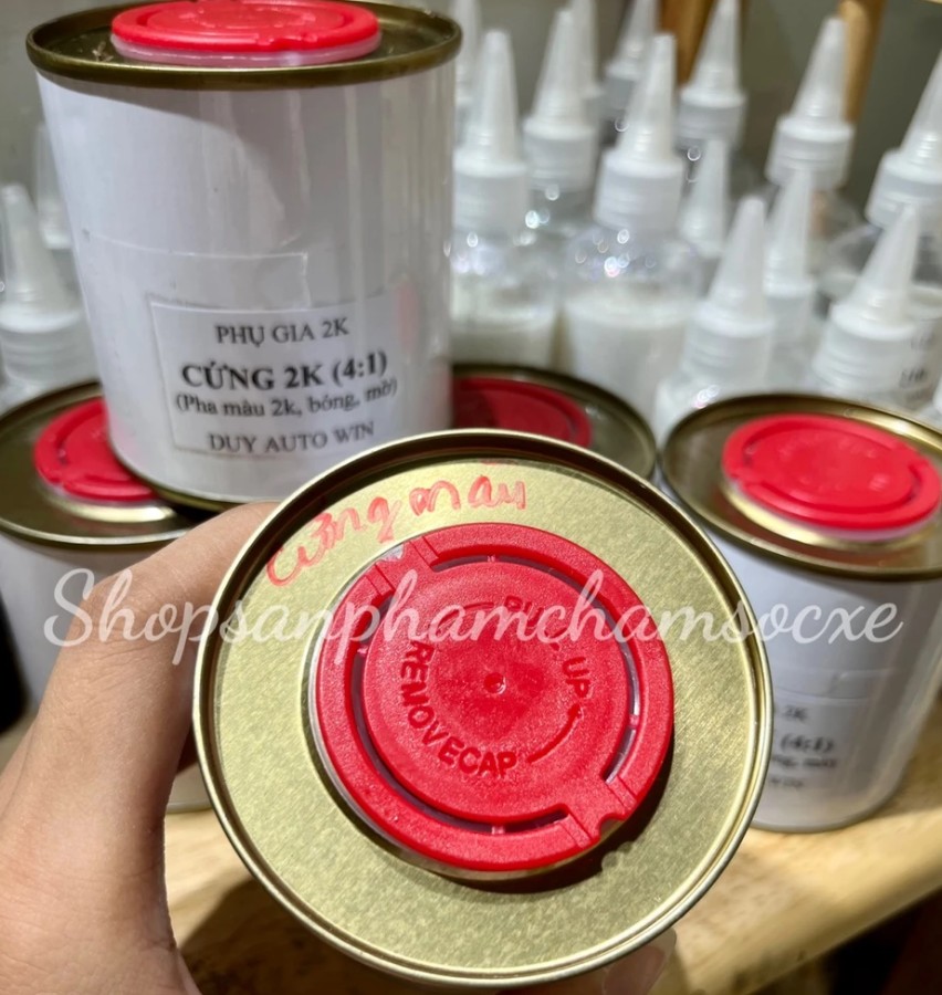 Chai Cứng 2K – Phụ Gia Dành Cho Sơn 2K Tự Bóng (Dạng Lon 125g và 250g)