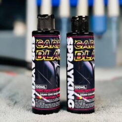 Chai Dung Dịch Kem Nhuộm Nhựa Đen Nhám SprayKing Carbon Black 100ml – Phục Hồi Bề Mặt Nhựa Nhám