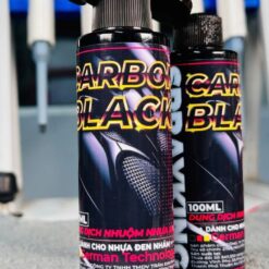 Chai Dung Dịch Kem Nhuộm Nhựa Đen Nhám SprayKing Carbon Black 100ml – Phục Hồi Bề Mặt Nhựa Nhám