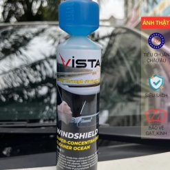 Chai Nước Rửa Kính Xe Ô Tô Vista Chuẩn Châu Âu, Làm Sạch Nhanh, Bảo Vệ Kính & Lưỡi Gạt