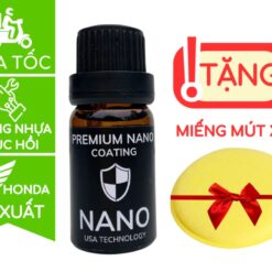 Chai phục hồi nhựa nhám Nano 10ml Cao Cấp làm đen nhựa nhám, vario, exciter, winer, SH, air blade