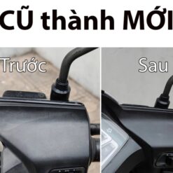 Chai phục hồi nhựa nhám Nano 10ml Cao Cấp làm đen nhựa nhám, vario, exciter, winer, SH, air blade