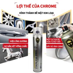 Chai Sơn Xịt Mạ Crom – Hiệu Ứng Sang Trọng, Bền Đẹp Theo Thời Gian
