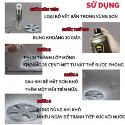 Chai Sơn Xịt Mạ Crom – Hiệu Ứng Sang Trọng, Bền Đẹp Theo Thời Gian