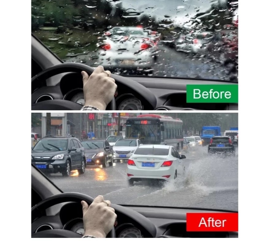 Chai Tẩy Ố Kính Ô Tô CARTY 200ml Loại Bỏ Cặn Canxi, Vết Ố, Mảng Bám, Cho Kính Xe Trong Suốt