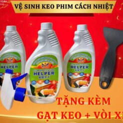 Chai Vệ Sinh Phim Cách Nhiệt Cũ Cho Xe Ô Tô, Nhà Kính, Tẩy Băng Keo Đa Năng 500ml