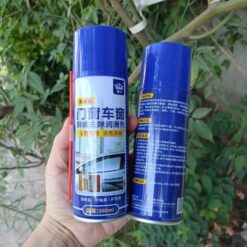 Chai xịt bôi trơn cửa kính ô tô 450ml, bảo dưỡng gioăng cao su nhựa chống kẹt kính nóc cửa xe hơi