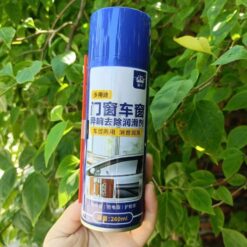 Chai xịt bôi trơn cửa kính ô tô 450ml, bảo dưỡng gioăng cao su nhựa chống kẹt kính nóc cửa xe hơi
