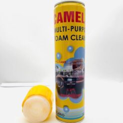 Chai Xịt Bọt Camel Vàng 650ml – Tẩy Rửa Vệ Sinh Nội Thất Ô Tô, Ghế Da, Vô Lăng, Có Sẵn Bàn Chải