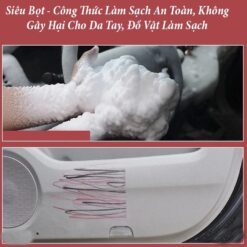 Chai Xịt Bọt Vệ Sinh Đa Năng DSQ – Làm Sạch Nội Thất Ô Tô, Sofa, Ghế Da, Ghế Nỉ, Sàn & Đồ Gia Dụng