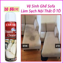 Chai Xịt Bọt Vệ Sinh Đa Năng DSQ – Làm Sạch Nội Thất Ô Tô, Sofa, Ghế Da, Ghế Nỉ, Sàn & Đồ Gia Dụng